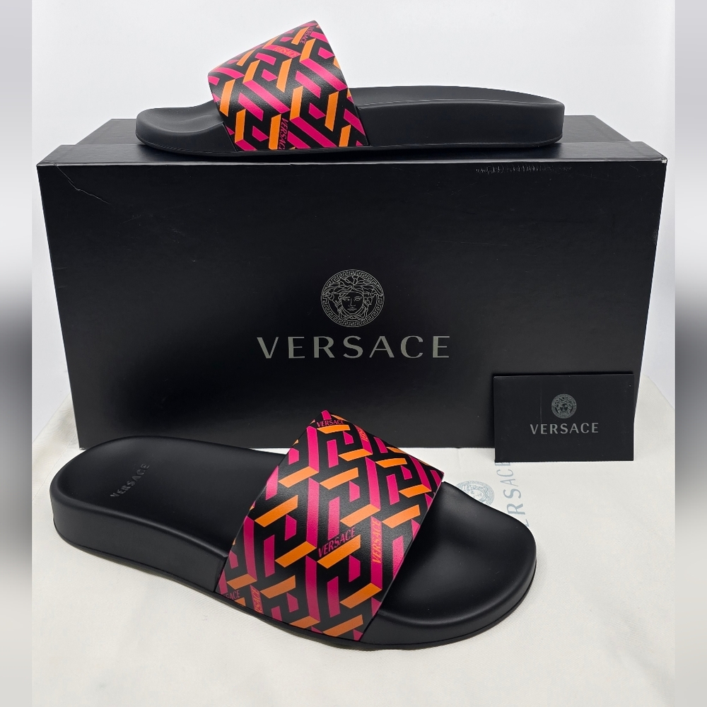 Versace Pool Slides Gomma St La Greca
